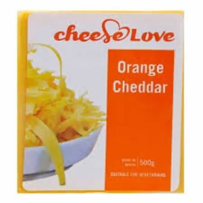 Cheeselove Orange Cheddar 500G